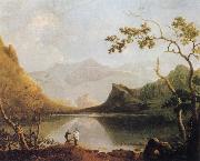 Richard  Wilson View of Snowdon oil on canvas